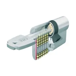 Cilindro t60d leva larga, doble embrague 35-35 laton 5 llaves tesa