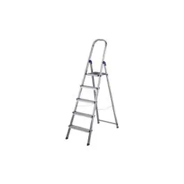 Escalera aluminio peldaño ancho 6 peldaños ambit