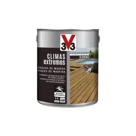 Protector terrazas de madera climas extremos tonalidad clasica 2,5 l teca v33