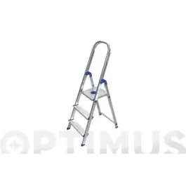 Escalera aluminio peldaño ancho 4 peldaños ambit