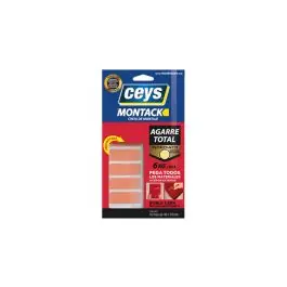 Cinta doble cara montack xpress 10 tiras 48 mm x 18 mm ceys