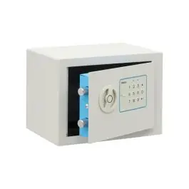 Caja fuerte seguridad blue sobreponer electronica arregui 230x170x170mm blanca