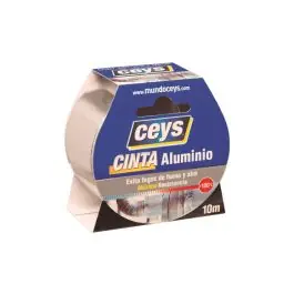Cinta aluminio 70 micras 10 m x 50 mm ceys