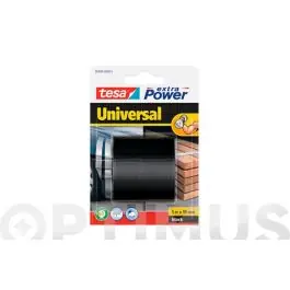 Cinta americana universal extra power 5 m x 50 mm negro tesa tape