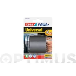 Cinta americana universal extra power 5 m x 50 mm plata tesa tape