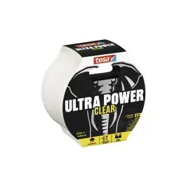 Cinta de reparacion ultra power clear aisla y sella 10 m x 48 mm transparente tesa tape
