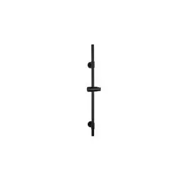 Barra ducha acero inox negro basic 66 cm wenko