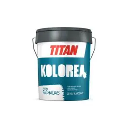 Pintura plastica fachadas mate 5 kg blanco kolorea