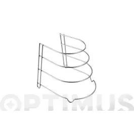 Sartenero 4 alturas canyon cromado metaltex