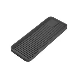 Bandeja fregadero silicona sartenero tydi mat xl 30,5x12cm cromado metaltex