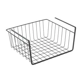 Estante intermedio negro kanguro 30 cm lava metaltex