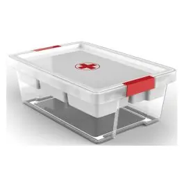 Caja multiusos new botiquin cruz roja 7 l tatay