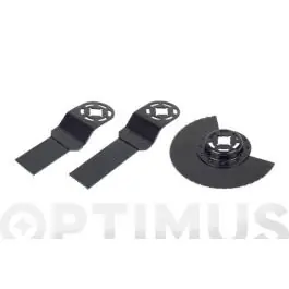 Cuchilla multiherramienta jgo 3 pzs madera-metal wolfcraft