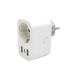Enchufe wifi + usb c/medidor de consumo 16a 3680w energeeks