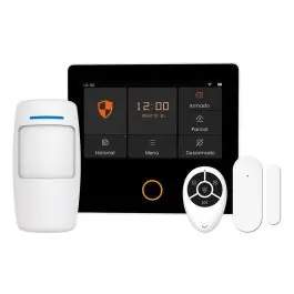 Alarma wifi + gsm protect plus + accesorios energe 1 central+1mando+1 sensor aper.+ 1 sensor mov. energeeks