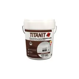 Pintura plastica interior exterior titanit satinado 4 l blanco