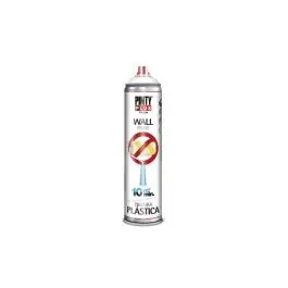 Pintura plastica spray wall paint mate 600 ml blanco pintyplus