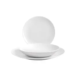 Vajilla 18 pzas new bone china coupe hollywood h&h - Non