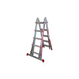 Escalera telescopica aluminio master 4+4 peldaños codiven