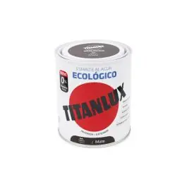 Esmalte al agua ecologico mate 250 ml tabaco titanlux