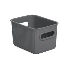 Cesta ordenacion baobab s antracita 12,8 x 16,7 x 10 cm tatay