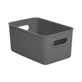 Cesta ordenacion baobab m antracita 18,1 x 27,2 x 13 cm tatay