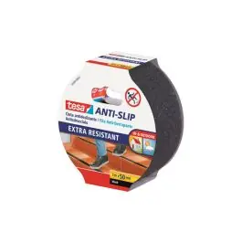Cinta antideslizante anti-slip extra resistente 5 m x 50 mm negro tesa tape
