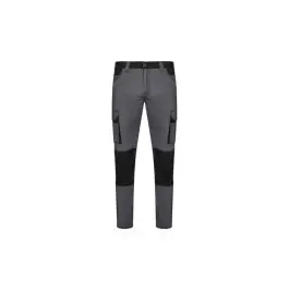 Pantalon stretch 240 gr solid match gris / negro talla 54 velilla