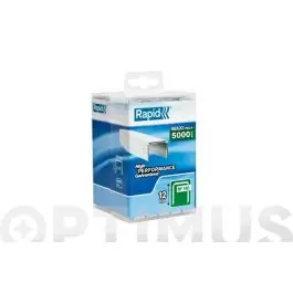 Grapas 140/12 5000un acero galvanizado rapid