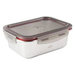 Contenedor alimentos rectangular ecoinox 1800ml - 23 x 17,5 x 8,3cm lacor