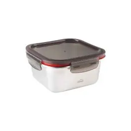 Contenedor alimentos cuadrado ecoinox 1500ml -18,5 x 18,5 x 8,6cm lacor