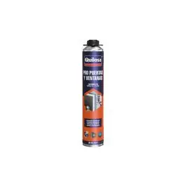 Espuma poliuretano pro puertas y ventanas pistola 750 ml quilosa