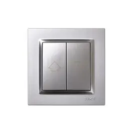 Pulsador pers 840x840 mm 230v alum serie 10 simon