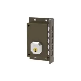 Cerradura sobreponer c9222-d 87x32x140mm bombillo 50mm derecha marron dorcas