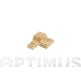 Espiga madera ensamblar 200 uds 6 mm x 30 mm wolfcraft