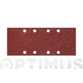 Lija adherente madera metal gr 80 5 uds 93 x 230 mm 8 agujeros wolfcraft