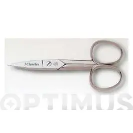 Tijera manicura curva niquelada 4 3 claveles
