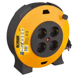 Enrollacable cassete domest h05vv-f 1.5mm2 4 t sch 15mt 16a 230w ironside