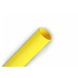 Tubo termorretractil amarillo (10 unidades) 18,0/6,0 mm 1 m 3m