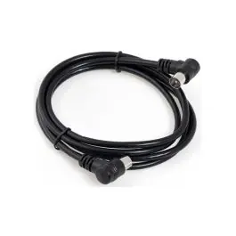 Cable antena conectores acodados 1,5m negro axil