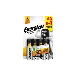 Pila alcalina power aa lr06 pack 4 (3+1) energizer