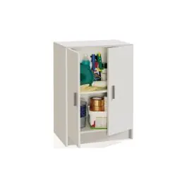 Armario multiuso bajo blanco 80 x 59 x 37 cm fores brico