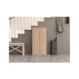 Zapatero armario basic 108 x 55 x 36 cm roble canadian fores brico