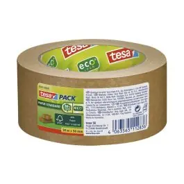 Cinta embalar ecologica papel tesapack 50 m x 50 mm tesa tape