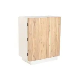 Botellero de Madera Natural con 2 Puertas MB-219443
