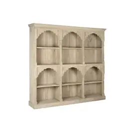 Estantería de Madera Tallada a Mano 204 cm MB-213893