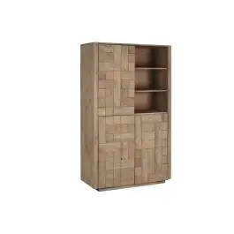 Estantería de Madera de Mango Natural 3 Puertas MB-215236