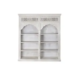 Estantería de Madera Tallada en Blanco MB-220358
