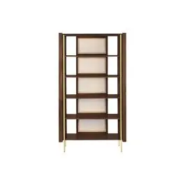 Estantería de Madera de Mango y Fibra Natural MB-222844
