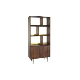 Estantería de Madera de Mango con Puertas MB-200183